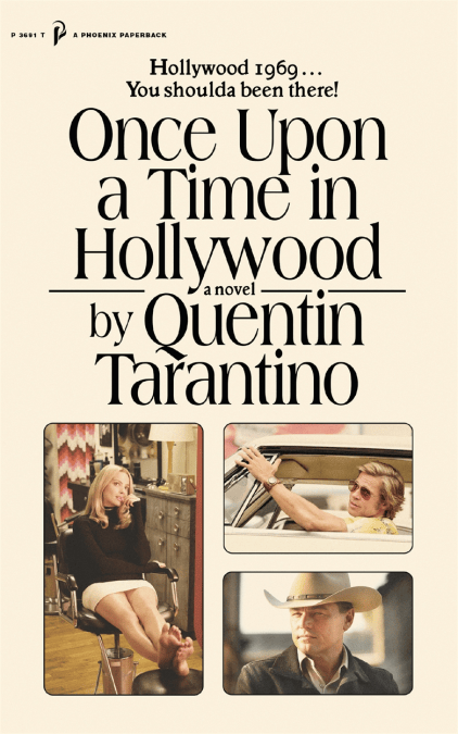 Once Upon a Time in Hollywood book cover.